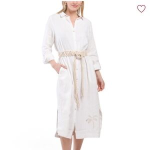 Calypso St. Barth NWT Linen Shirt Dress Size XL